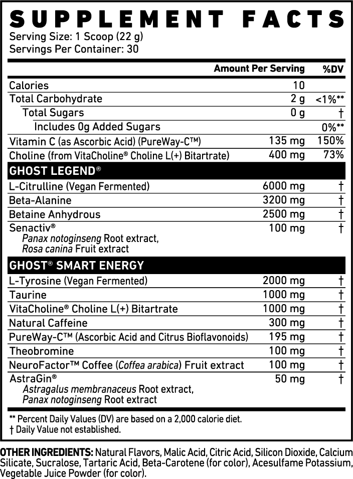 Buy Ghost Legend V4 Pre-Workout