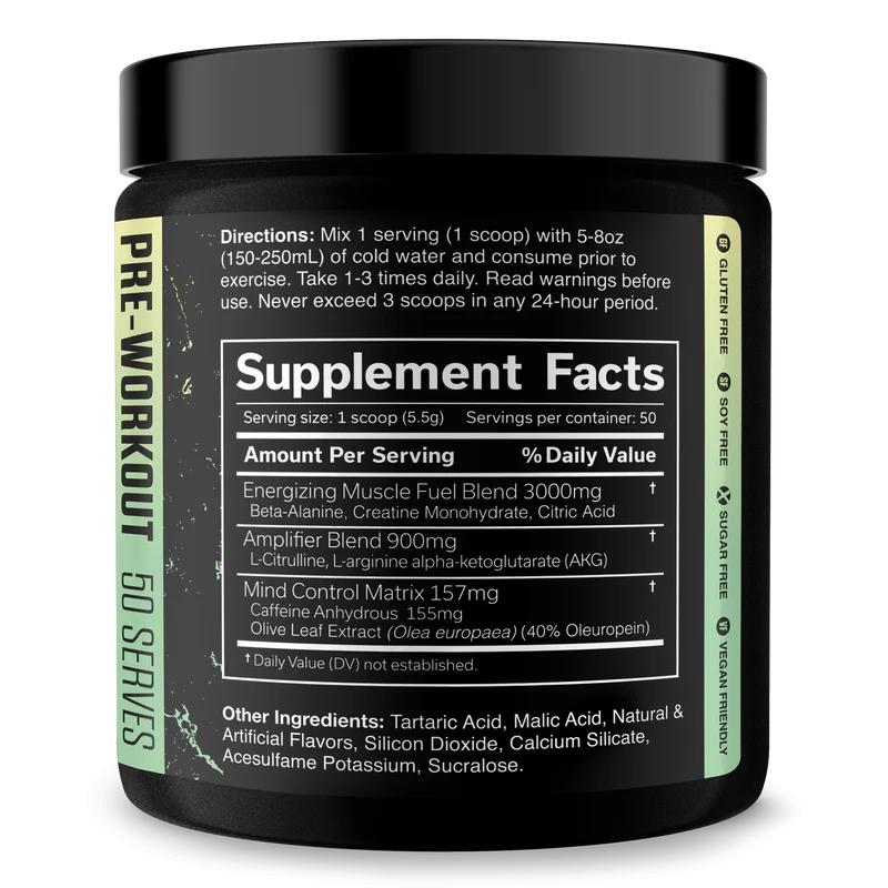 JNX Sports The Curse Pre-Workout Powder – Sweet Melon | Energy & Focus Formula with Creatine, L-Citrulline, Beta Alanine & Caffeine | 50 Servings