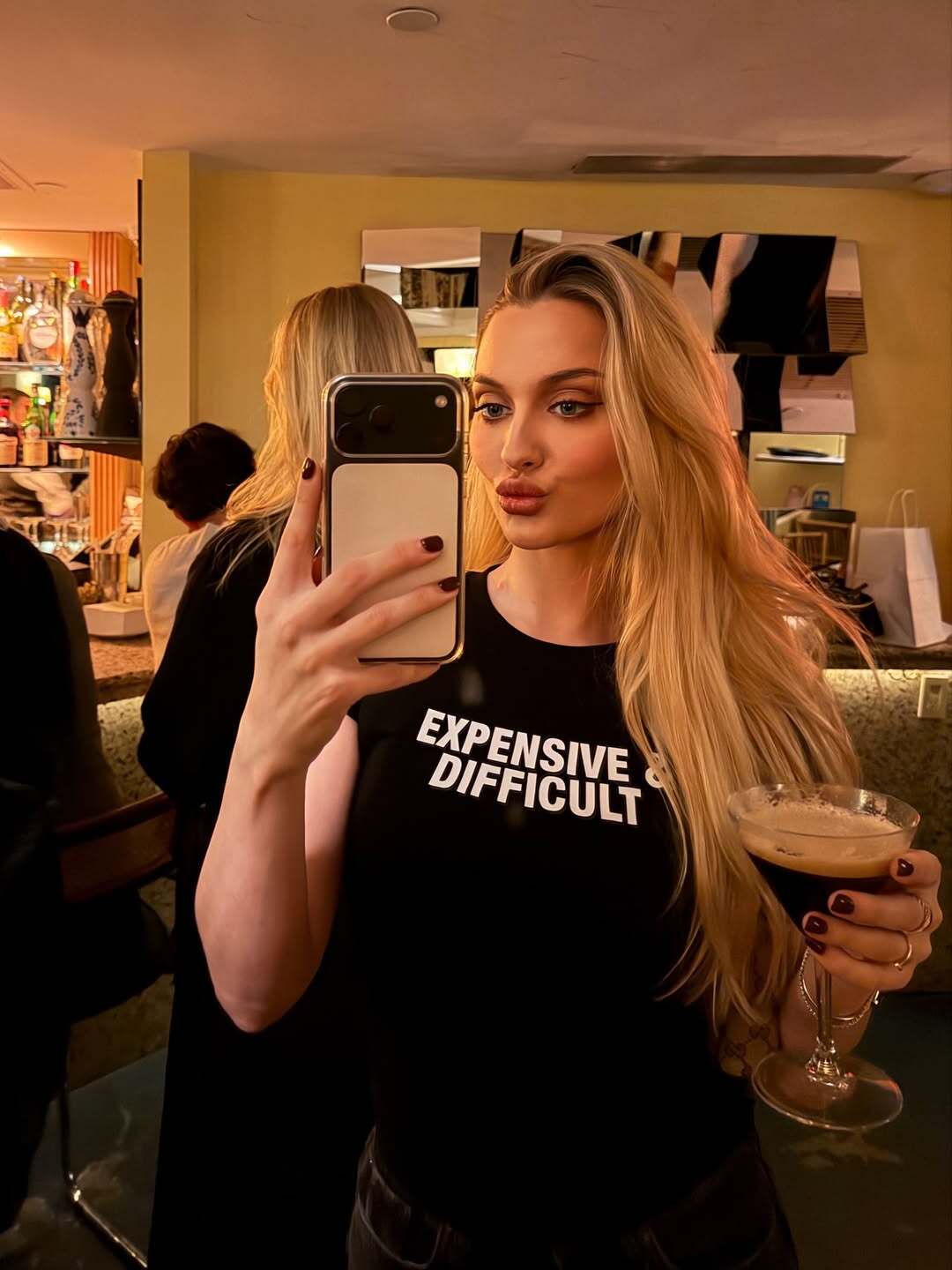 Expensive & Difficult Baby Tee Crop Top for Women | Statement Graphic Tee – Zyra Drip