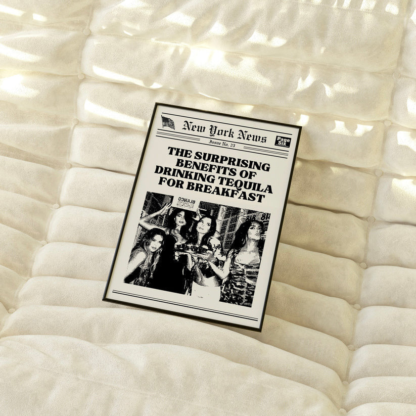 Tequila for Breakfast Poster | Wall Art