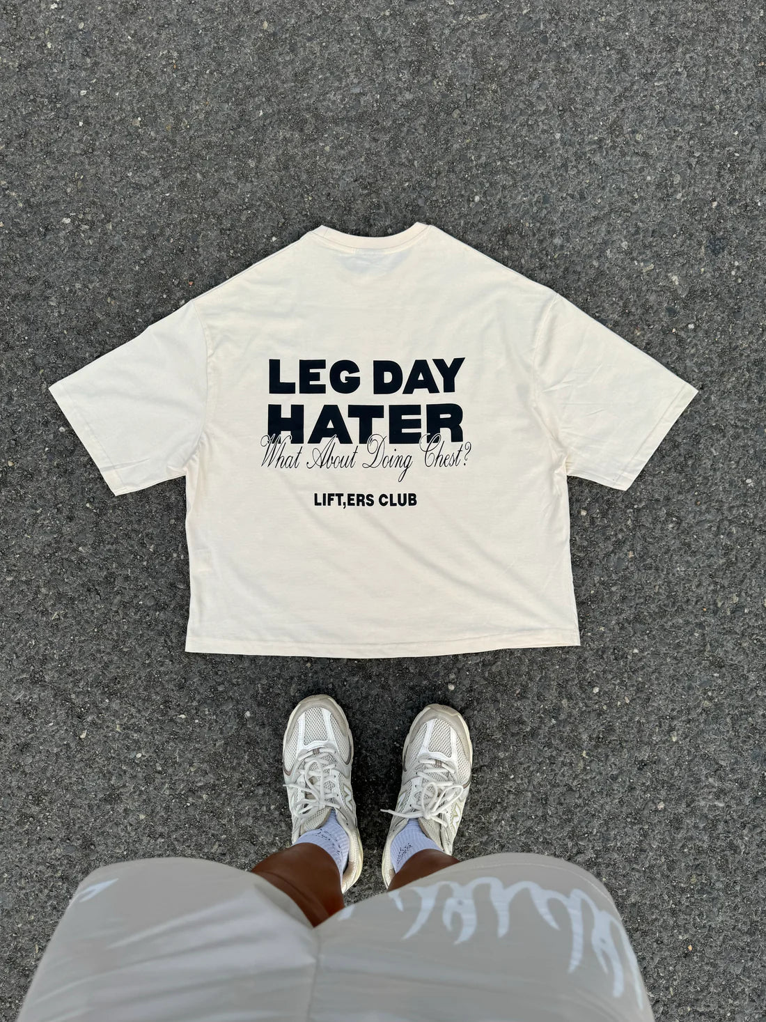 Oversized “Leg Day Hater” Gym T-Shirt for Men & Women