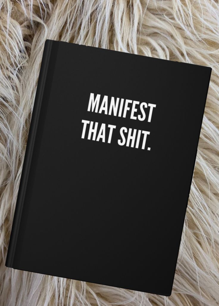 Manifest That Shit Aesthetic Planner & Notebook | Daily Planning, Journaling & Notes