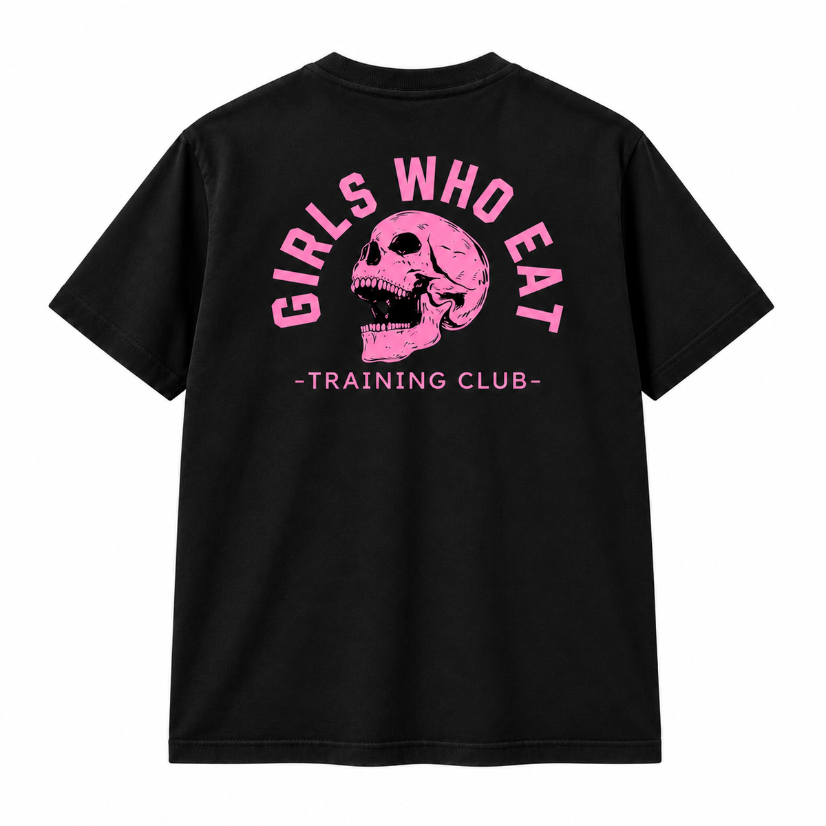 Girls Who Eat Training Club Black Regular Fit T-Shirt