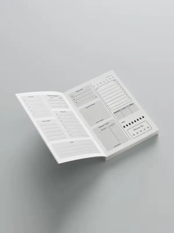2026 Premium Daily Planner & Notebook | Soft Bound A5 Stationery