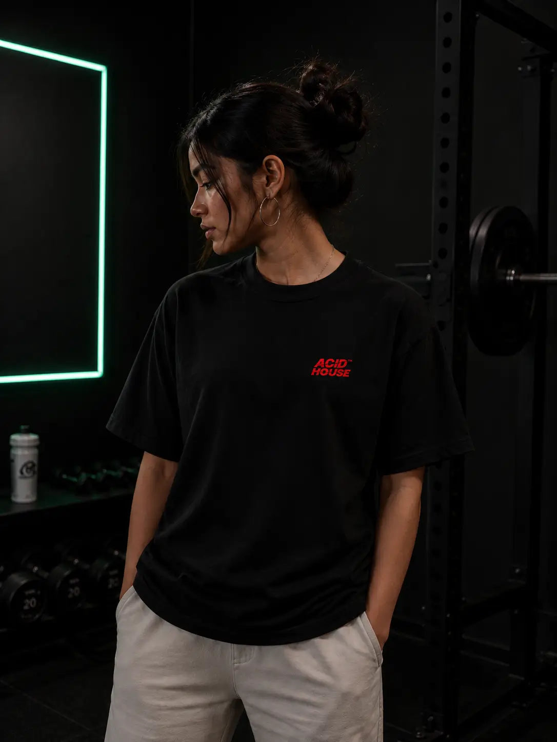 Leg Day Hater Regular Fit Gym T-Shirt for Women | Cotton Graphic Tee