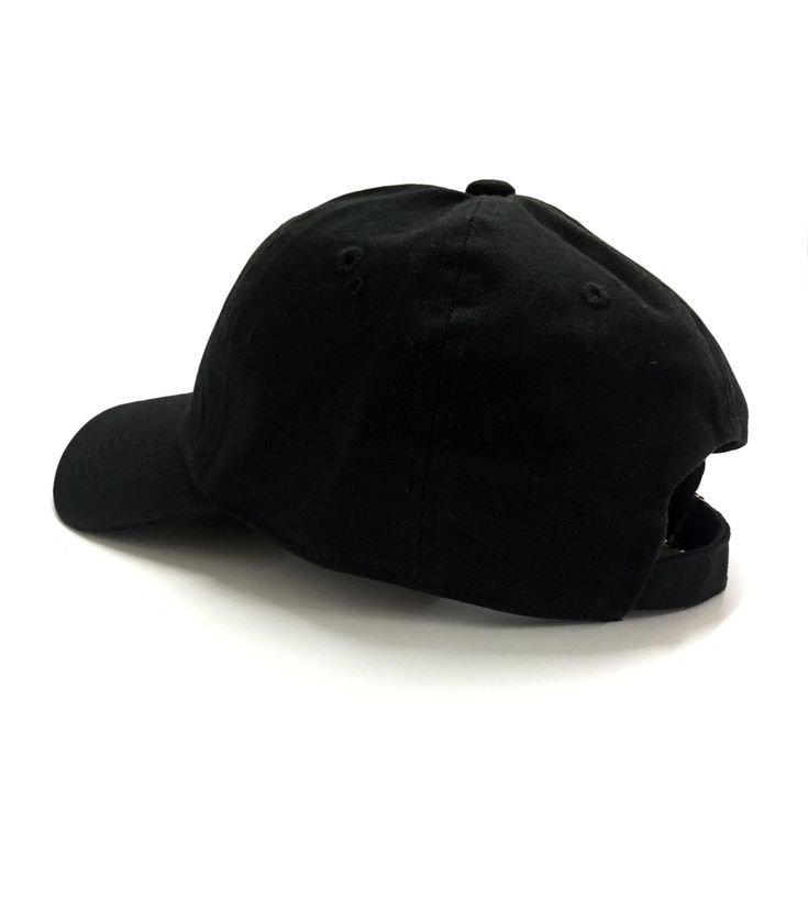 Be Bold or Italic But Never Regular Embroidered Black Cap | Minimal Streetwear Statement Hat - Acid House™ (formerly Zyra Drip)