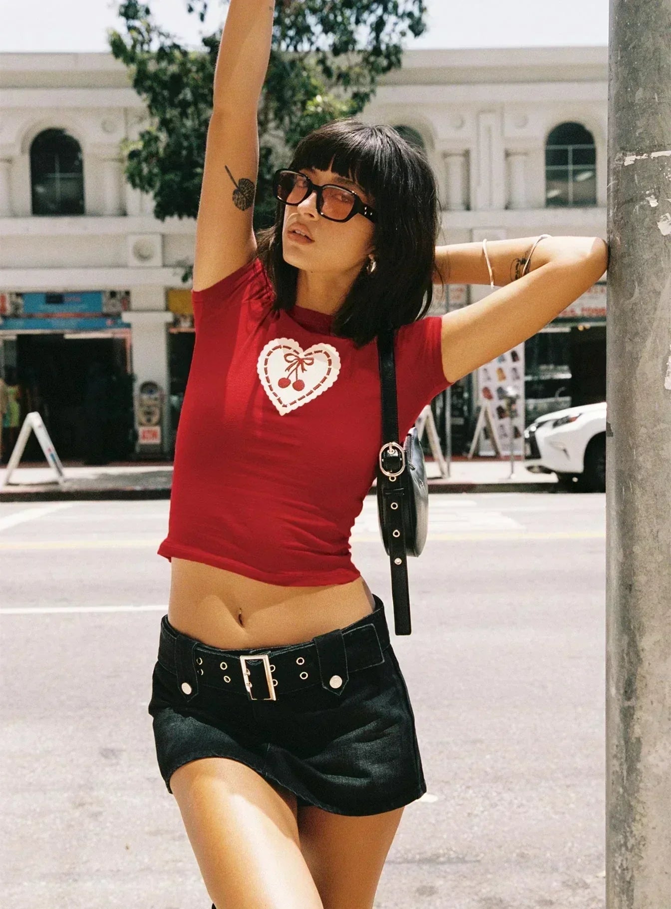 Belta Red Baby Tee – Where Streetwear Meets Bold Girl Energy - Acid House™ (formerly Zyra Drip)