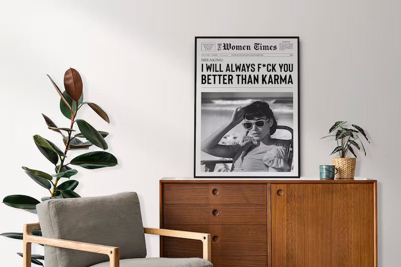 Better Than Karma Poster | Wall Art - Acid House™ (formerly Zyra Drip)