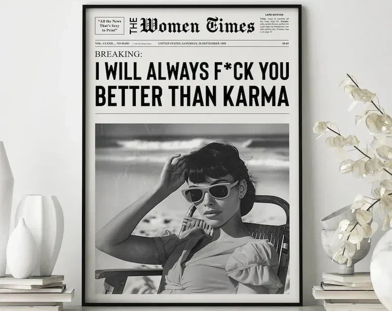 Better Than Karma Poster | Wall Art - Acid House™ (formerly Zyra Drip)