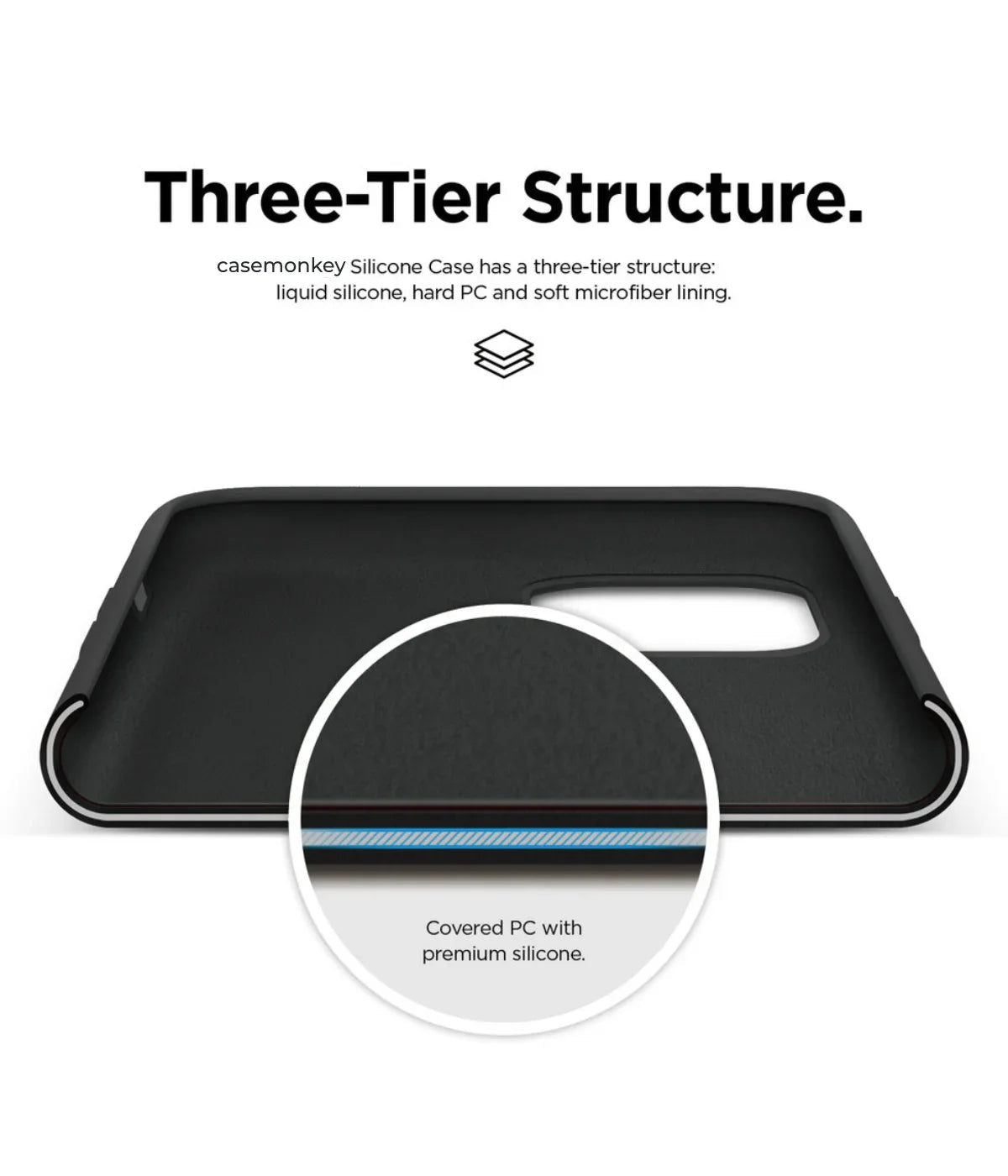 Black iPhone Silicone Case – Premium Soft Touch Cover | Zyra Drip™ - Acid House™ (formerly Zyra Drip)