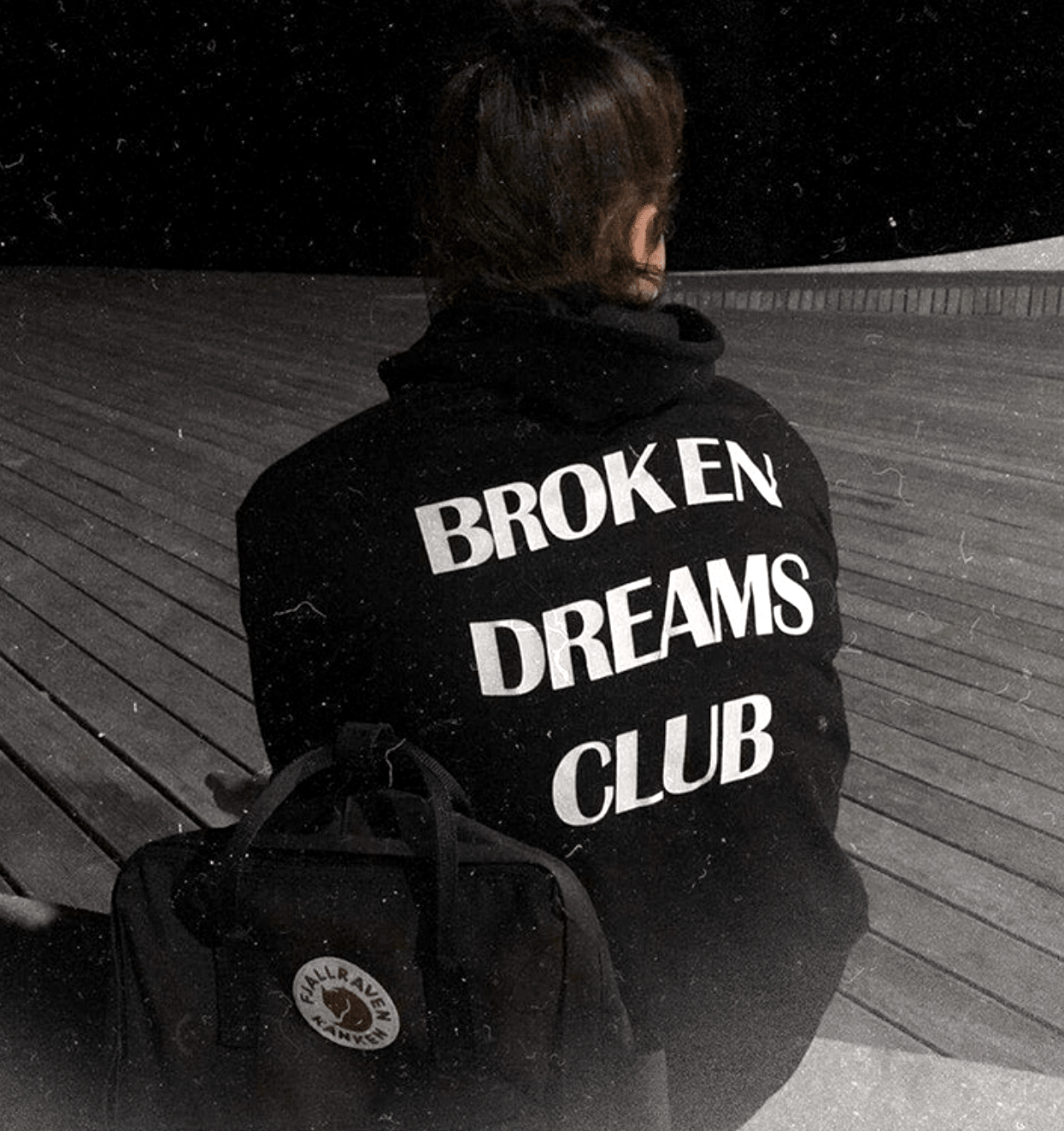 Broken Dreams Club Black Oversized Hoodie for Men & Women | Premium Cotton Streetwear Sweatshirt - Acid House™ (formerly Zyra Drip)