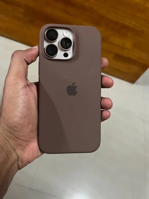 Brown iPhone Silicone Cover – Soft Touch, Anti - Slip & Stylish Protection - Acid House™ (formerly Zyra Drip)