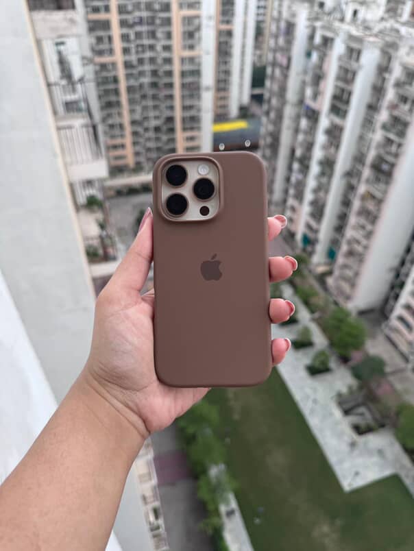 Brown iPhone Silicone Cover – Soft Touch, Anti - Slip & Stylish Protection - Acid House™ (formerly Zyra Drip)