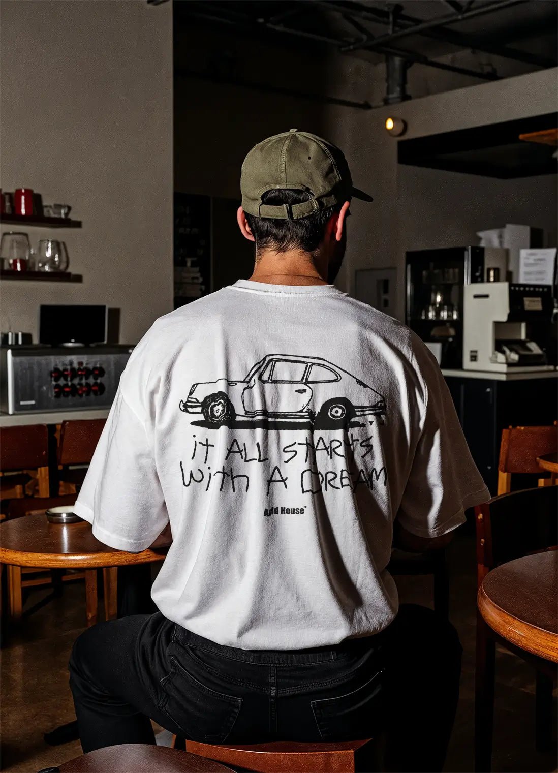 Classic Car Enthusiast Tee | "Starts With A Dream" | Acid House - Acid House™