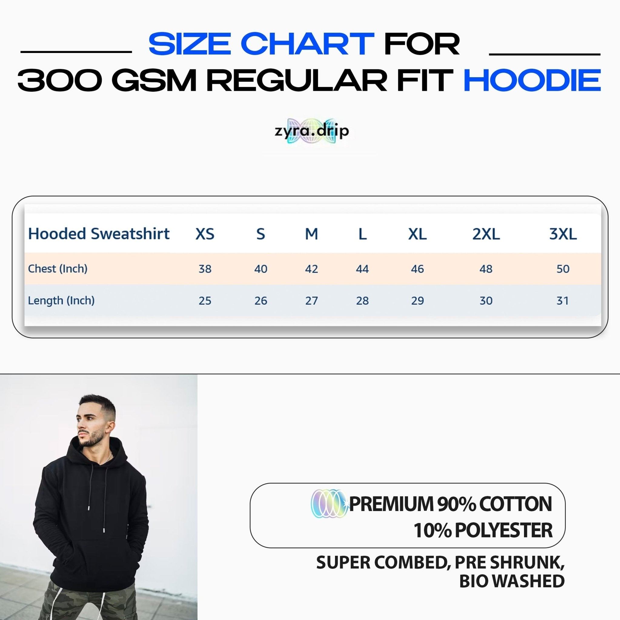 Custom Back Print Hoodie | Red, Black, White, Navy, Maroon - Acid House™ (formerly Zyra Drip)