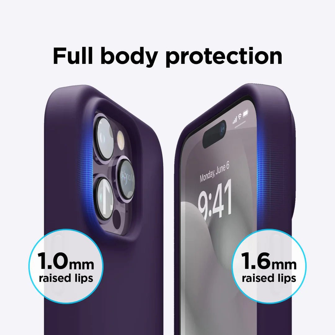 Dark Purple iPhone Silicone Case – Slim Soft Touch Cover | Zyra Drip™ - Acid House™ (formerly Zyra Drip)