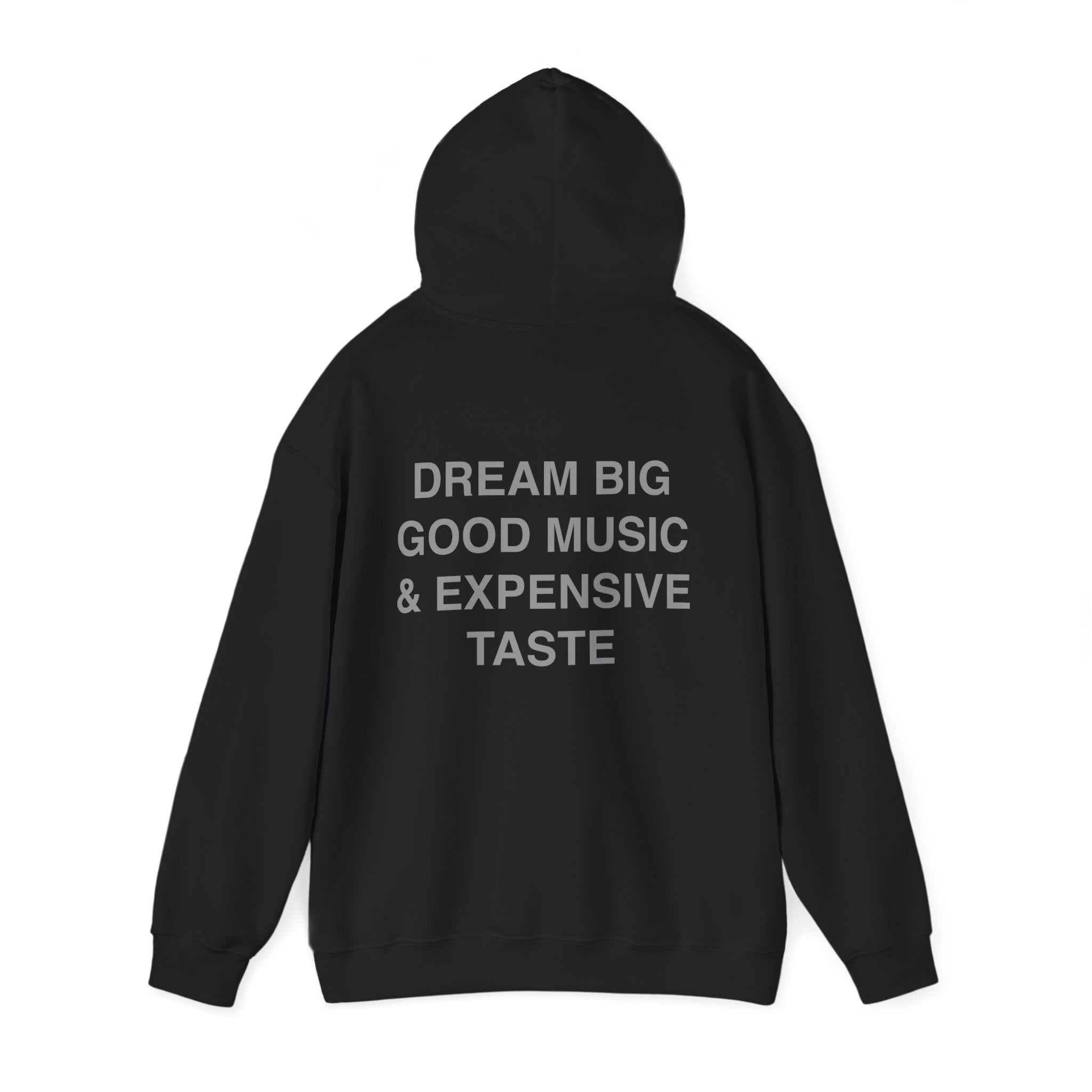 Dream Big Black Uni - sex Hoodie – Streetwear Luxury Style - Acid House™ (formerly Zyra Drip)