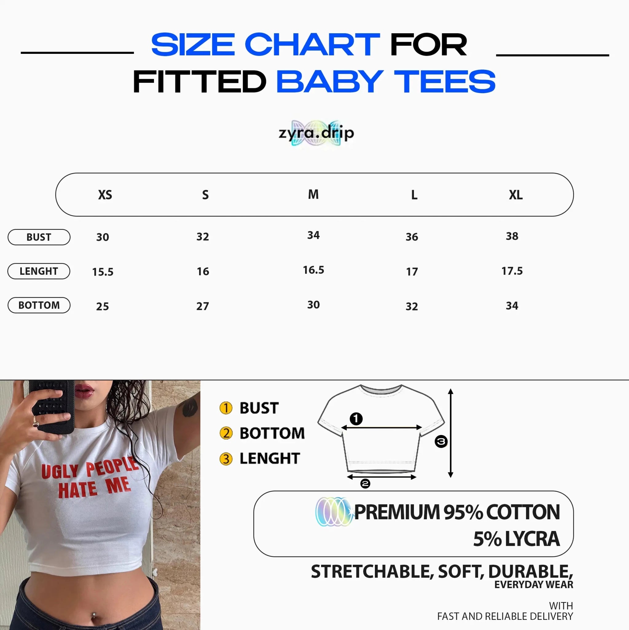 DUMP HIM BABY TEE | WHITE CROP TOP - Acid House™ (formerly Zyra Drip)