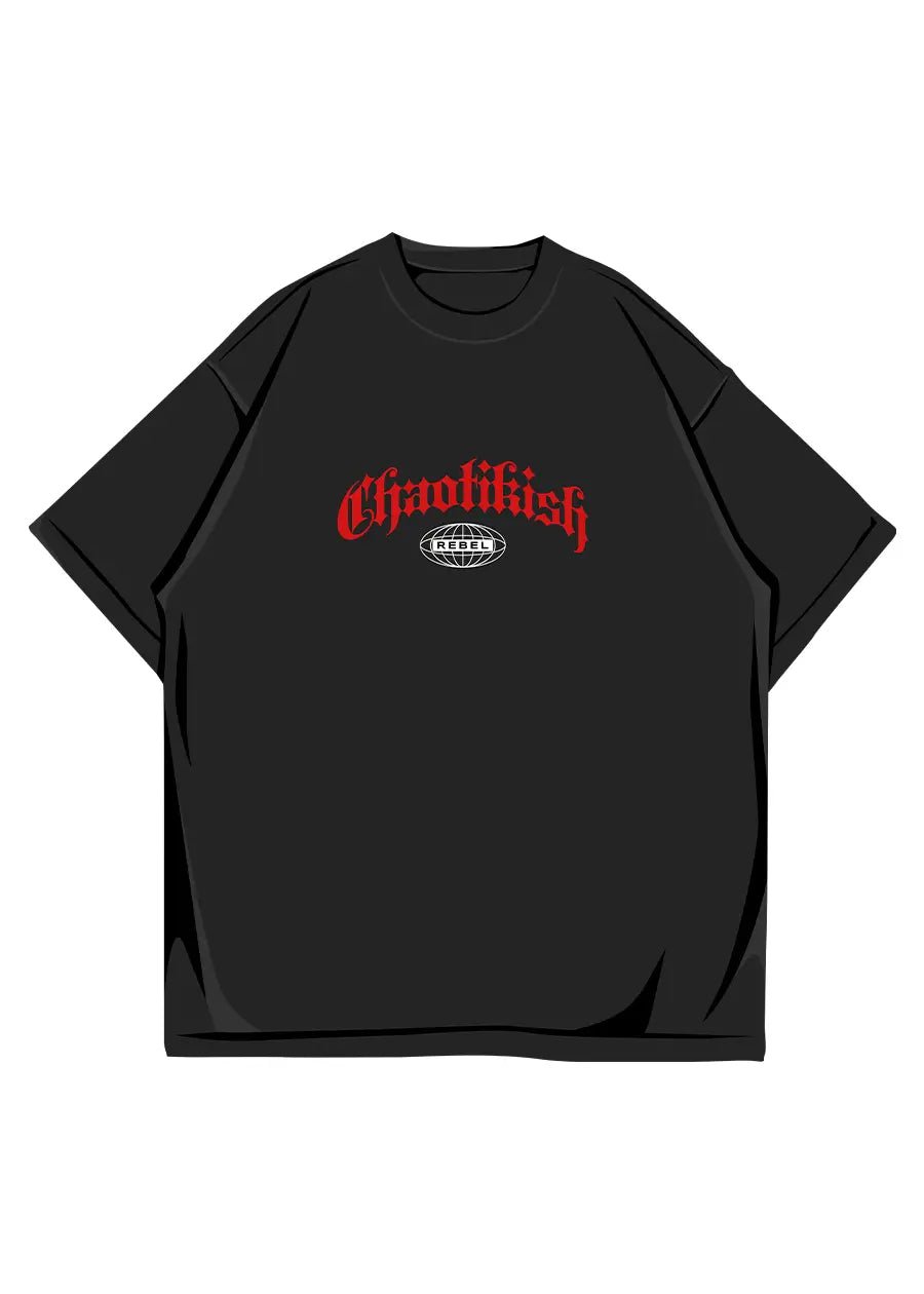 Falling Down Graphic Regular Fit T-shirt – Black Streetwear Tee - Acid House™