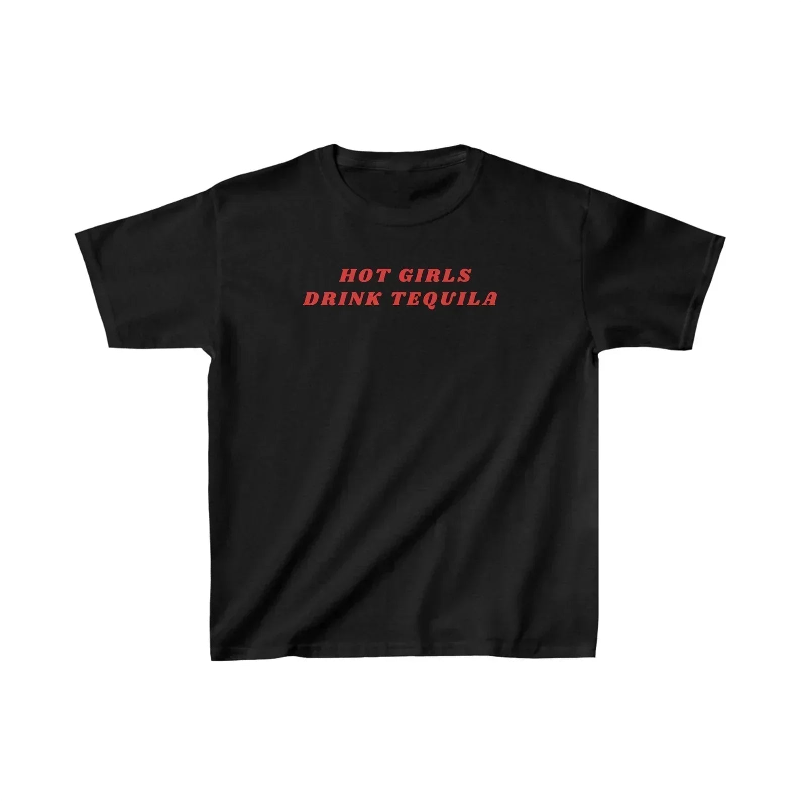 Hot Girls Drink Tequila Baby Tee – Women’s Crop Top - Acid House™ (formerly Zyra Drip)