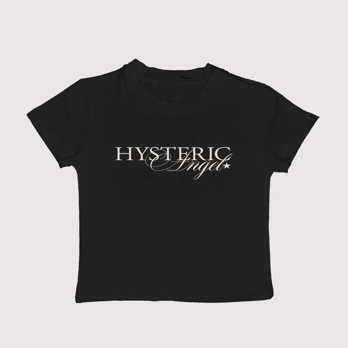 Hysteric Angel Baby Tee | Aesthetic Graphic Crop Top for Women - Acid House™ (formerly Zyra Drip)
