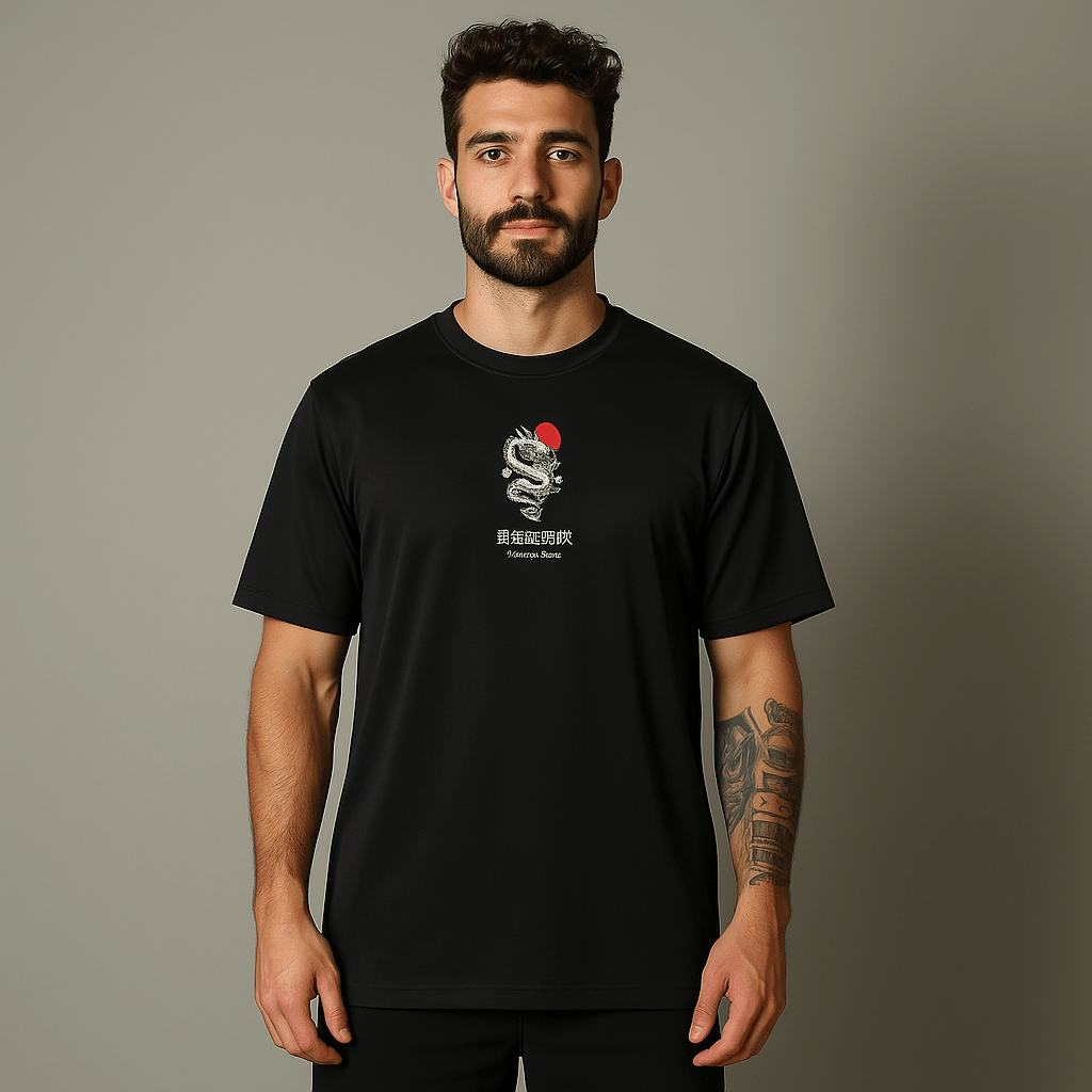 I Am My Demon Dragon Graphic Tee – Oversized Urban T-Shirt USA - Acid House™ (formerly Zyra Drip)