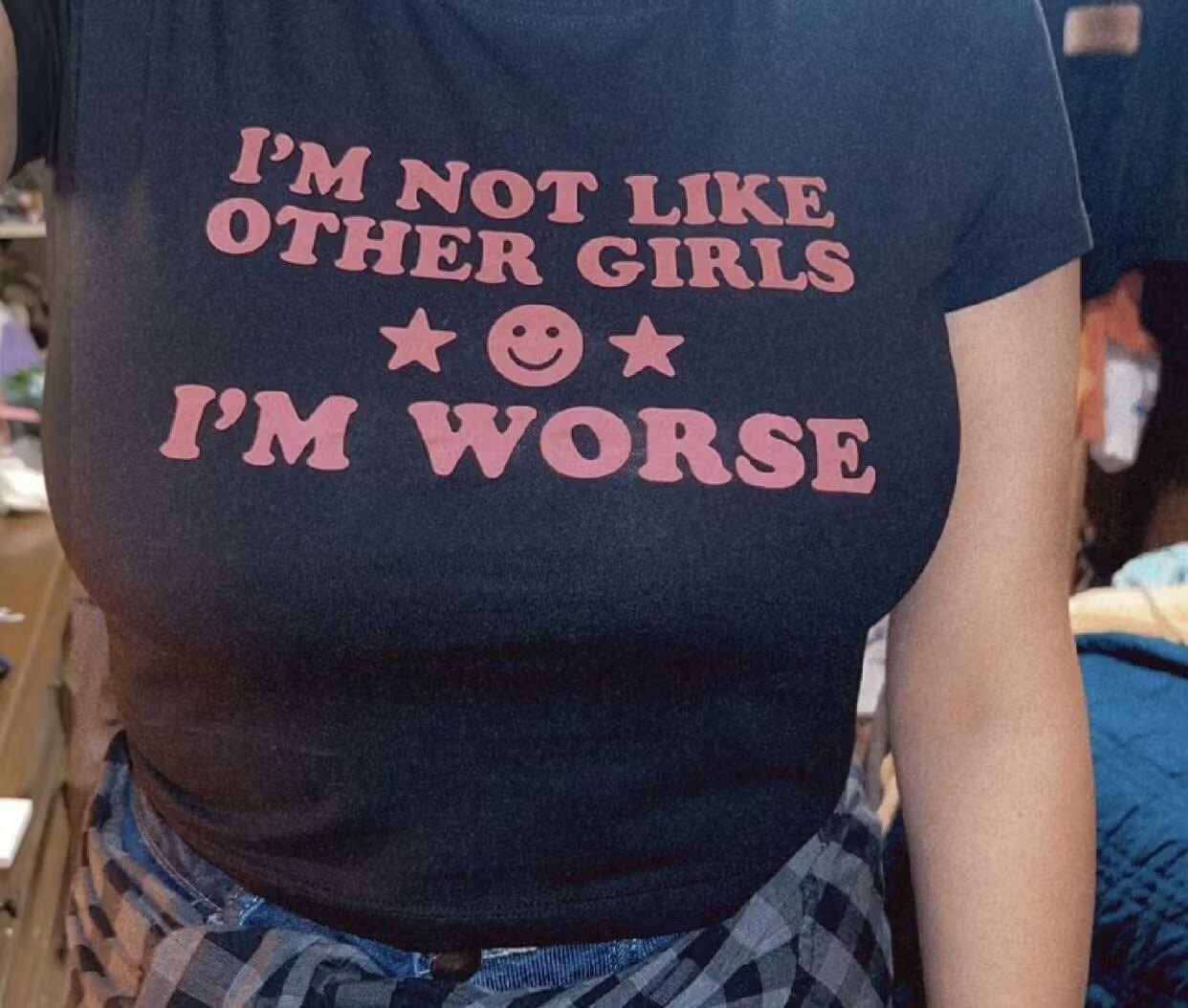 I’m Not Like Other Girls, I’m Worse Graphic Baby Tee - Acid House™ (formerly Zyra Drip)