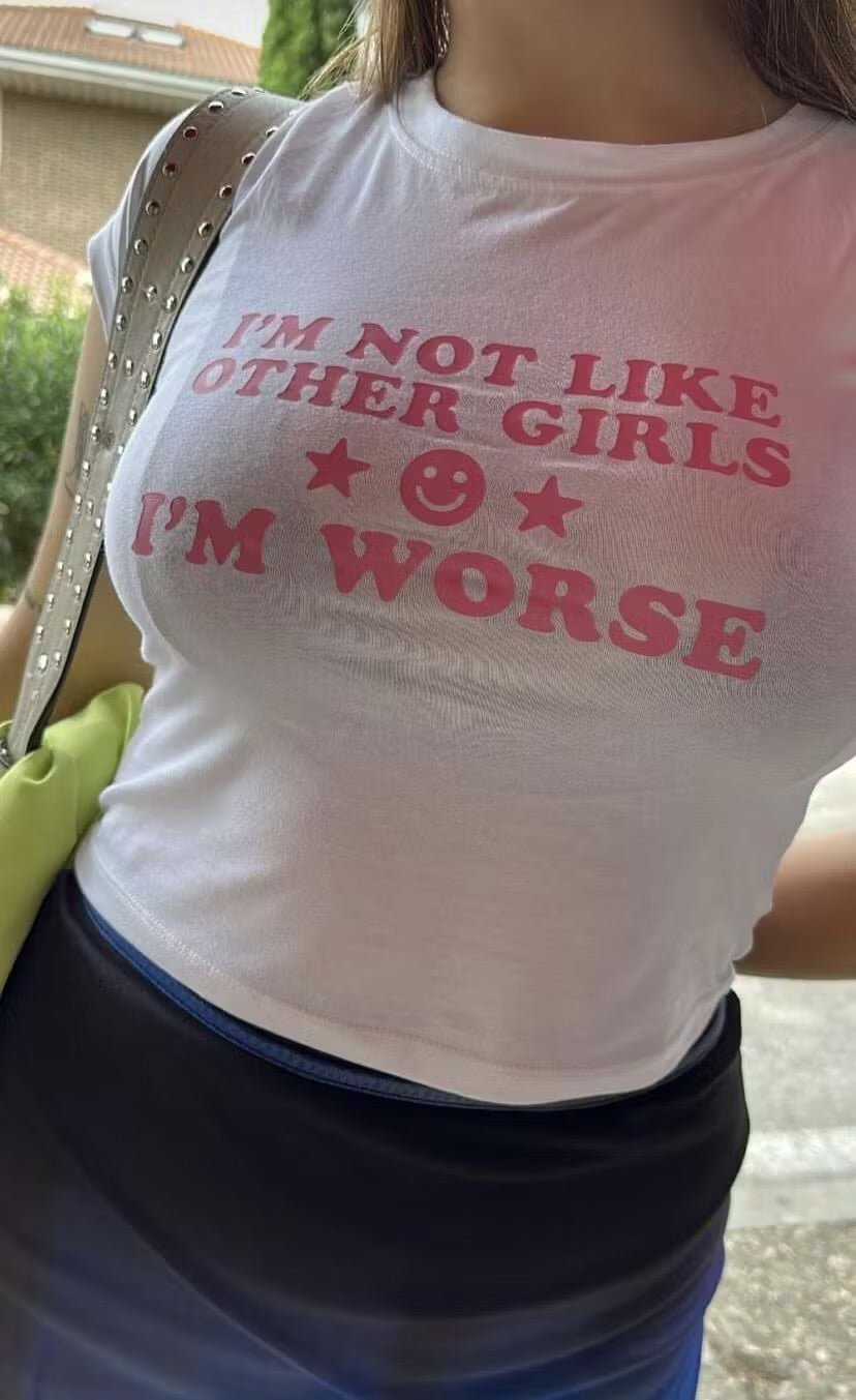 I’m Not Like Other Girls, I’m Worse Graphic Baby Tee - Acid House™ (formerly Zyra Drip)