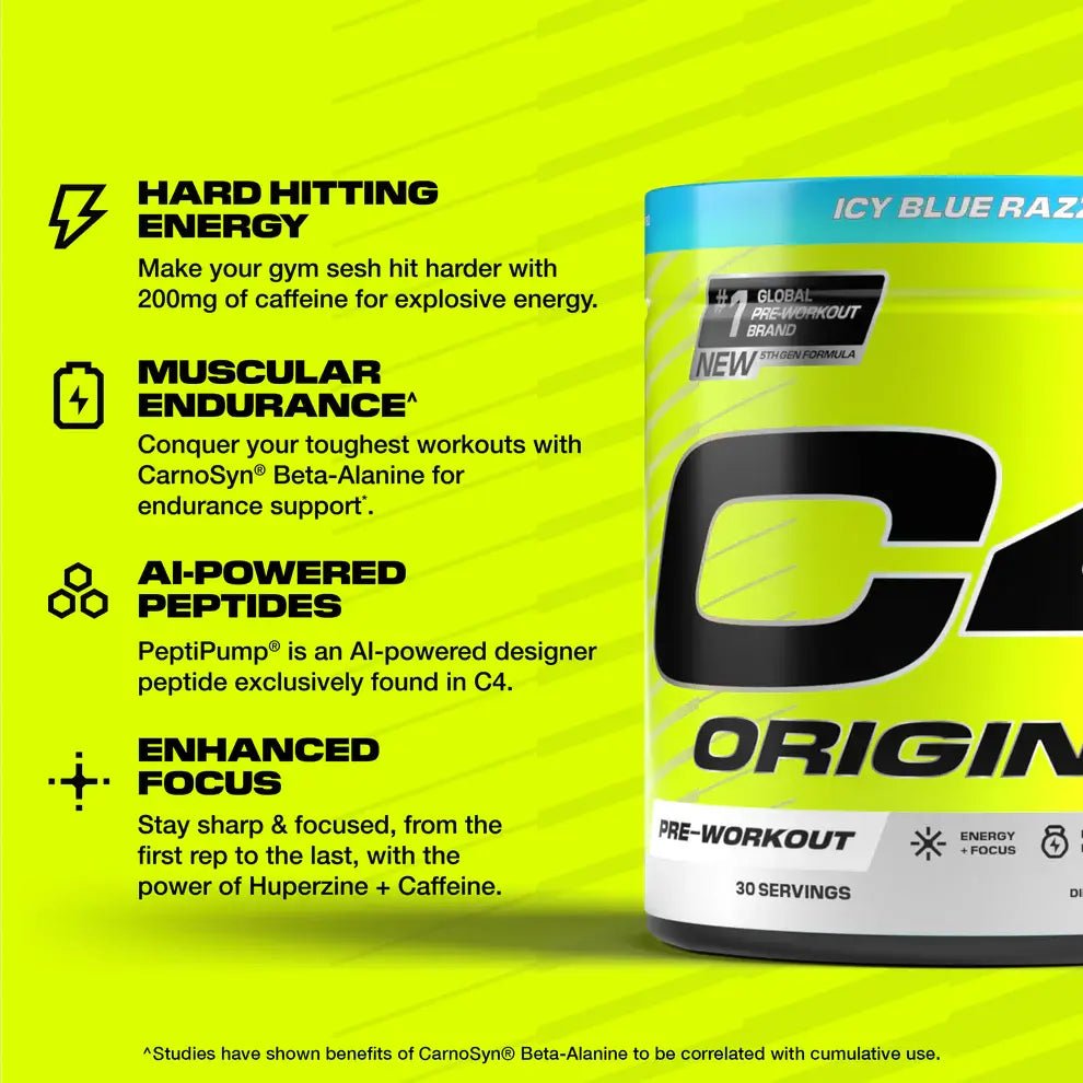Imported C4 Original Pre - Workout India | Authentic Cellucor C4 - Acid House™ (formerly Zyra Drip)