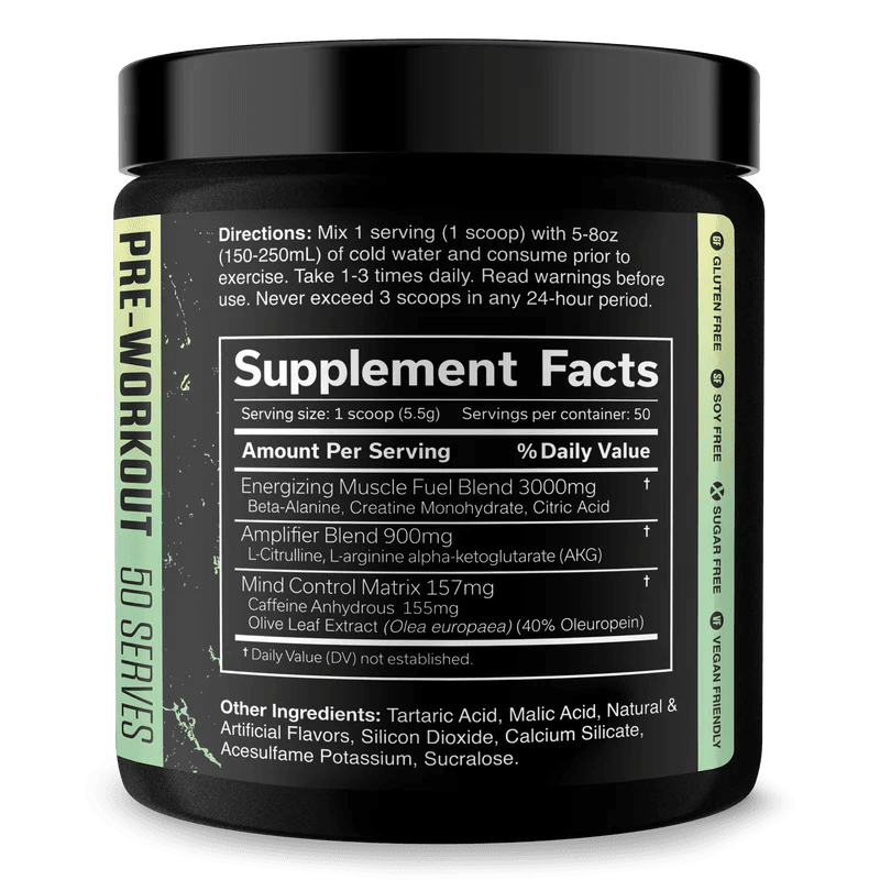 JNX Sports The Curse Pre - Workout Powder – Sweet Melon | Energy & Focus Formula with Creatine, L - Citrulline, Beta Alanine & Caffeine | 50 Servings - Acid House™ (formerly Zyra Drip)
