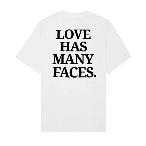 Love Has Many Faces Regular Fit T-shirt – Drop Shoulder Tee for Gen Z - Acid House™