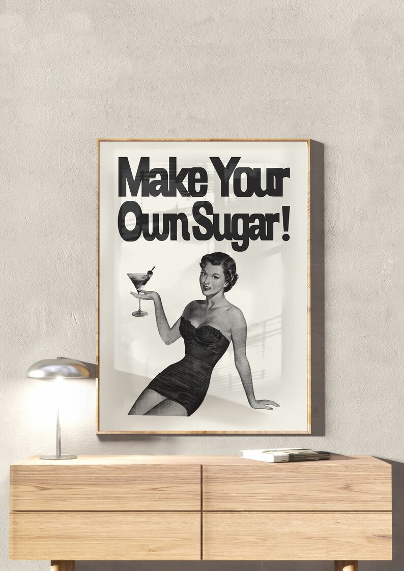 Make Your Own Sugar Poster | Wall Art - Acid House™ (formerly Zyra Drip)