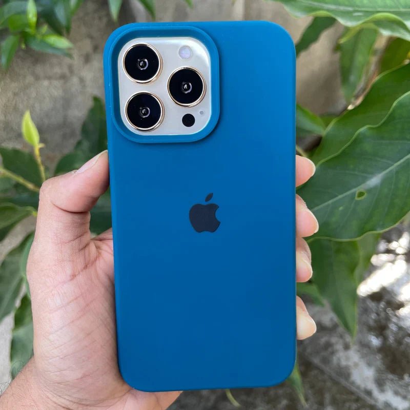 Mediterranean Blue iPhone Back Cover – Premium Silicone, Shock - Resistant & Lightweight - Acid House™ (formerly Zyra Drip)