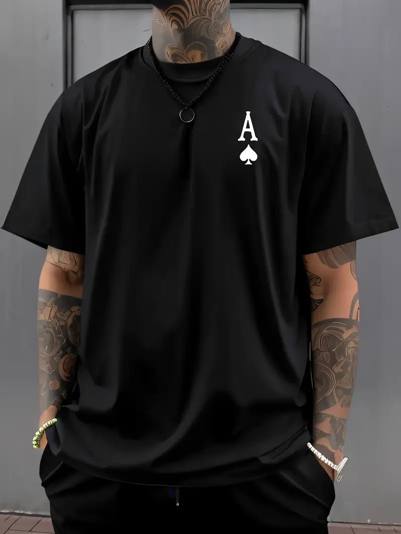 Men’s Oversized Black Ace of Spades T-Shirt - Acid House™ (formerly Zyra Drip)