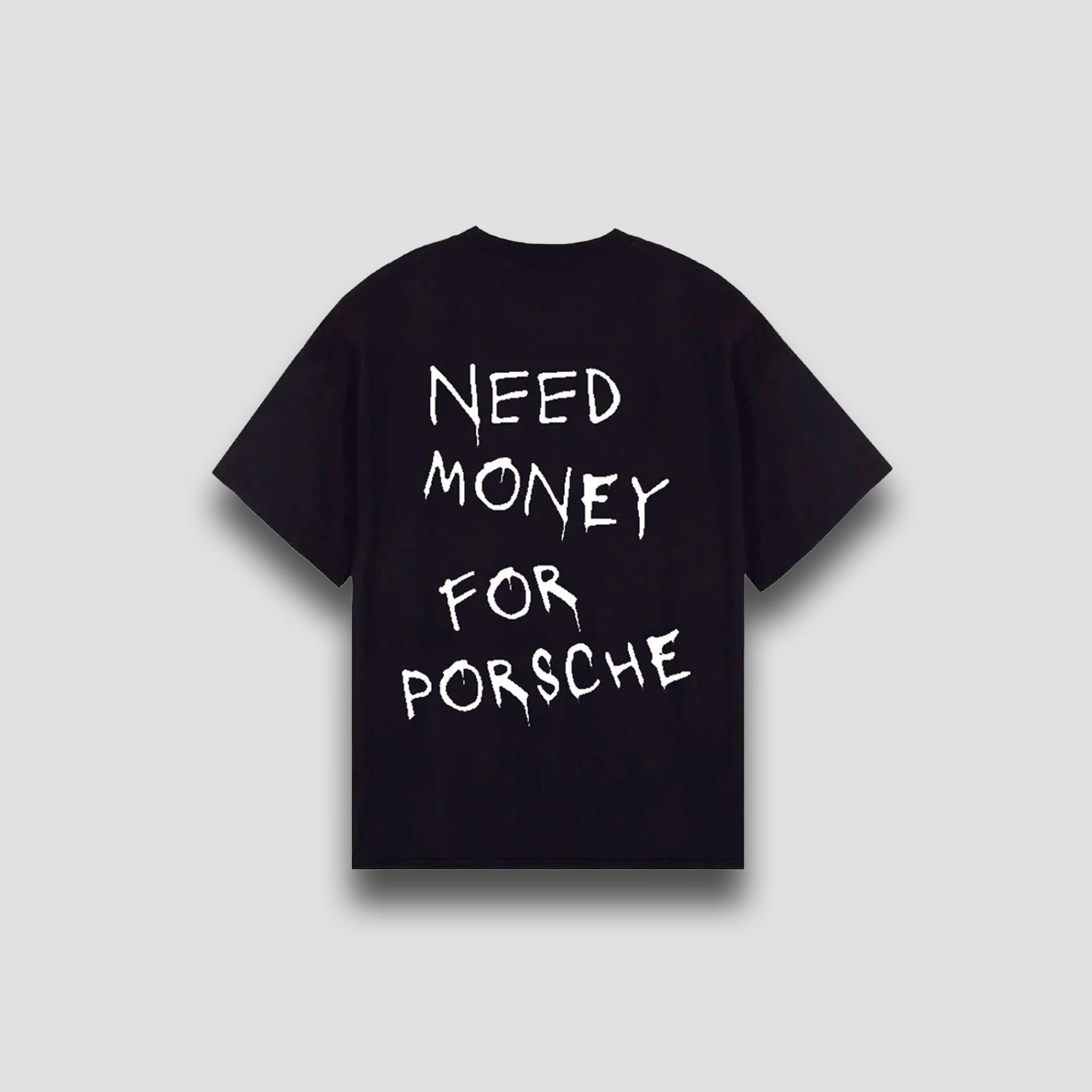 Need Money For Porsche Regular Fit T-shirt Black T-Shirt for Women - Acid House™