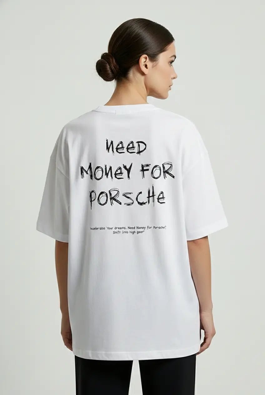 Need Money for Porsche – Women’s Regular Fit T-shirt Streetwear Tee - Acid House™