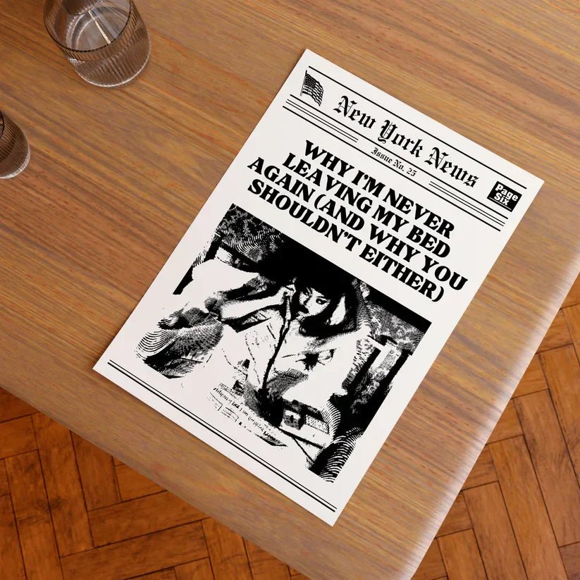 Never Leaving My Bed Poster | Wall Art - Acid House™ (formerly Zyra Drip)