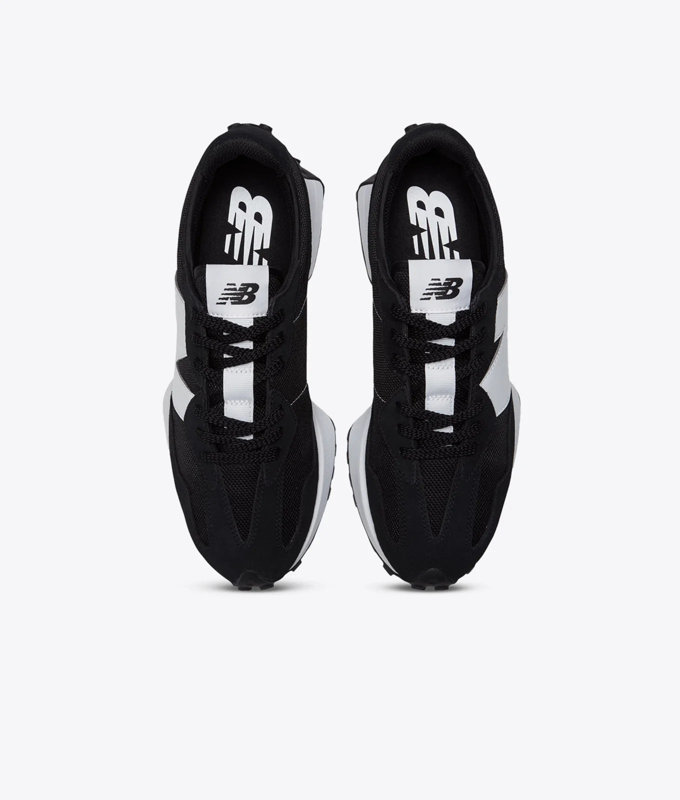 New Balance 327 Men’s Sneakers Black & White - Acid House™ (formerly Zyra Drip)