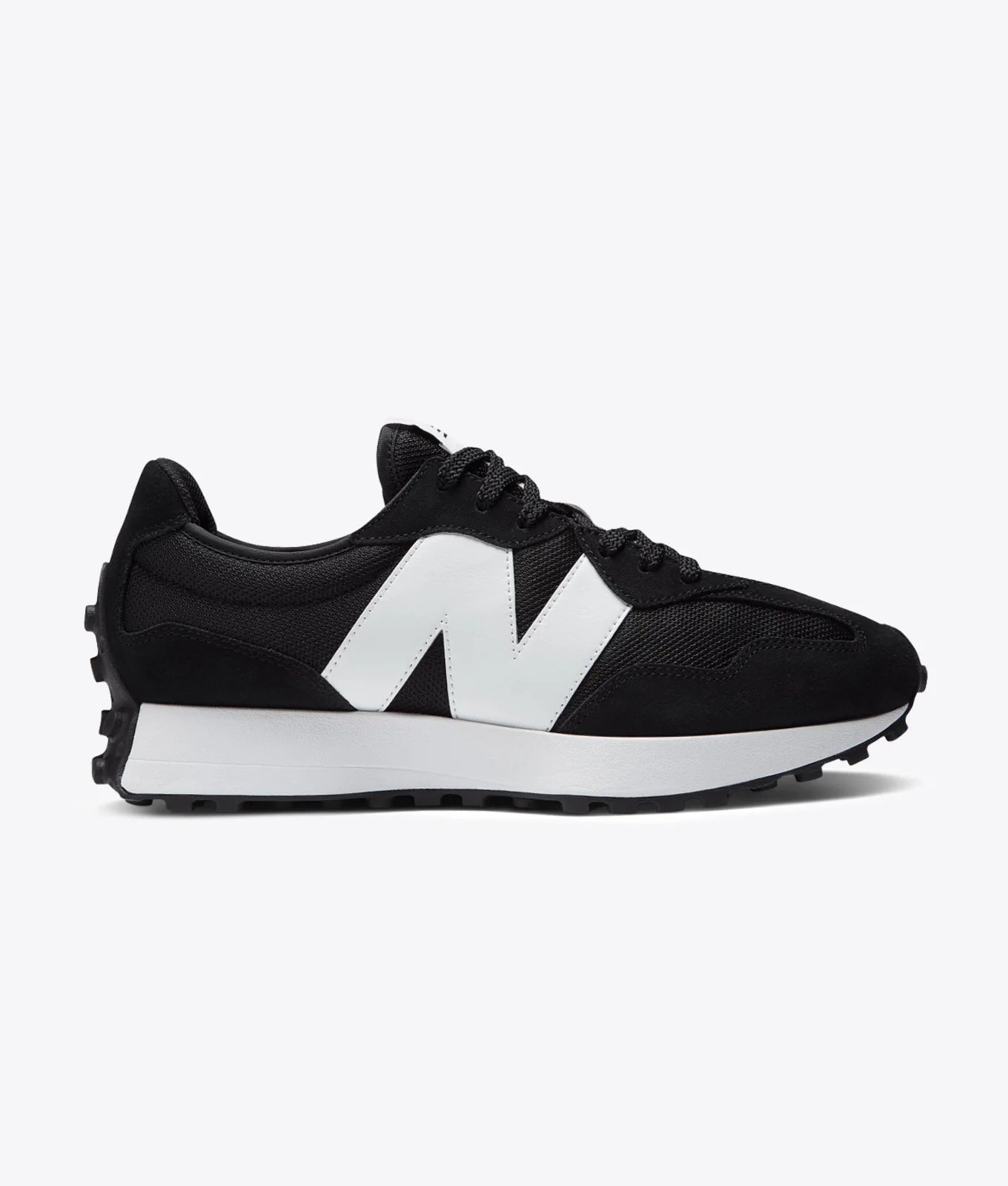 New Balance 327 Men’s Sneakers Black & White - Acid House™ (formerly Zyra Drip)