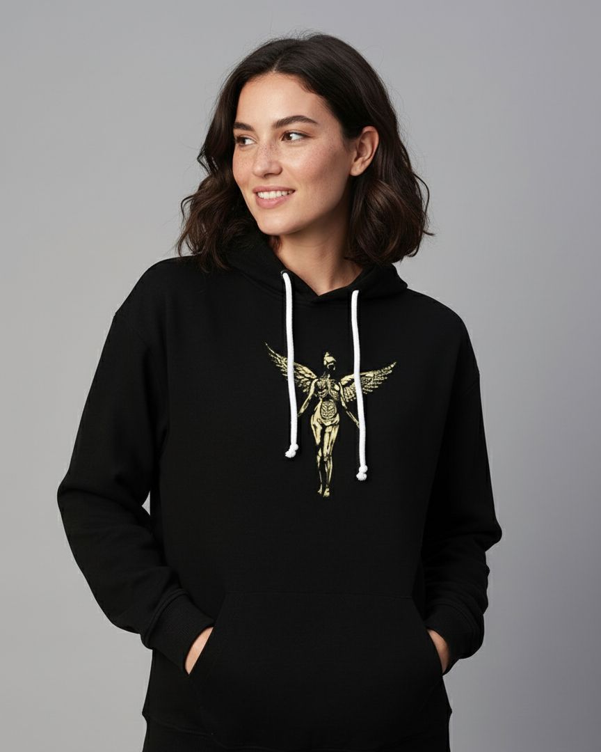 Nirvana Oversized Hoodie for Women | Premium Cotton Drop Shoulder Hoodie | Zyra Drip - Acid House™ (formerly Zyra Drip)