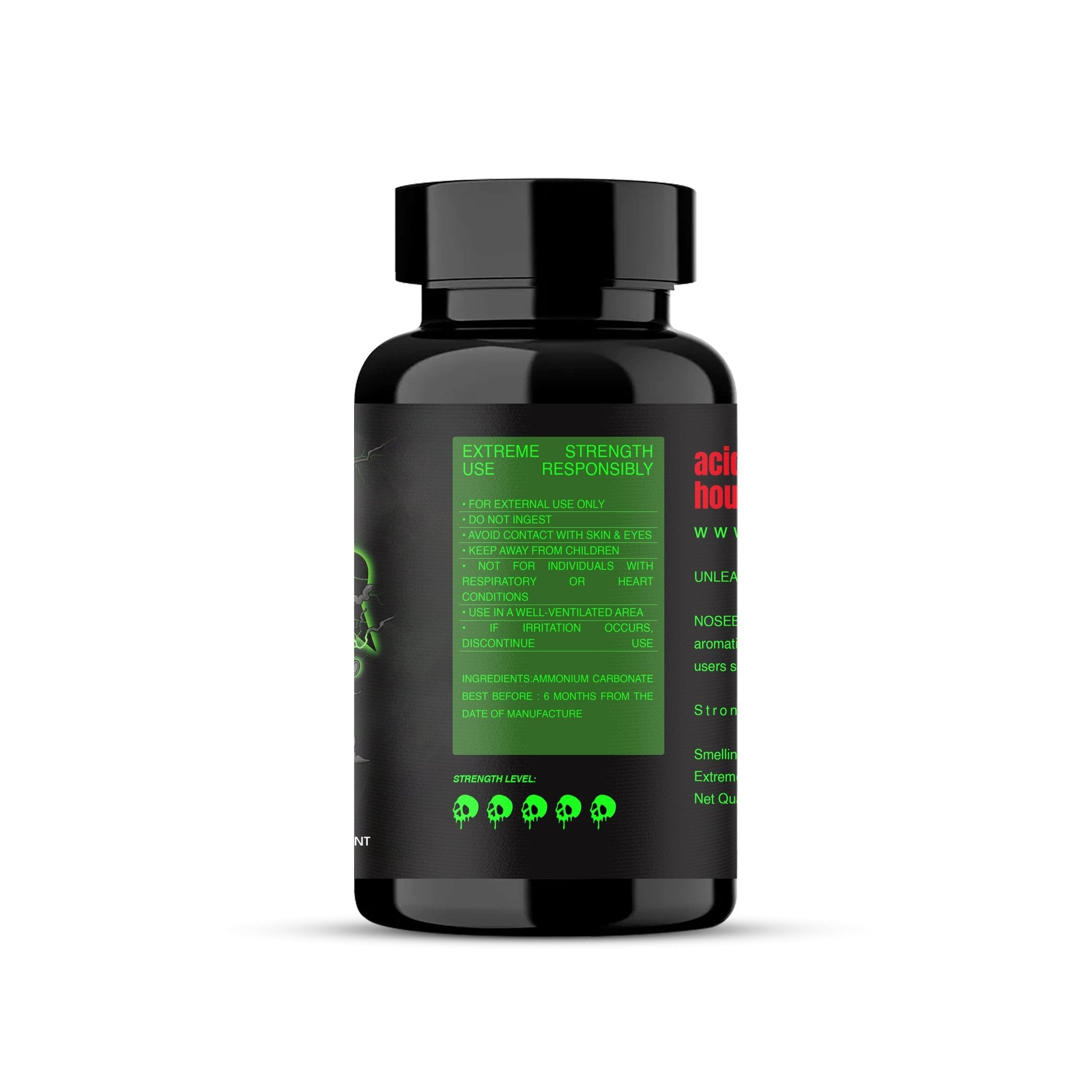NOSE BREAKER™ Smelling Salts – High Potency Aromatic Ammonia Inhalant (Pack of 2) - Acid House™ (formerly Zyra Drip)