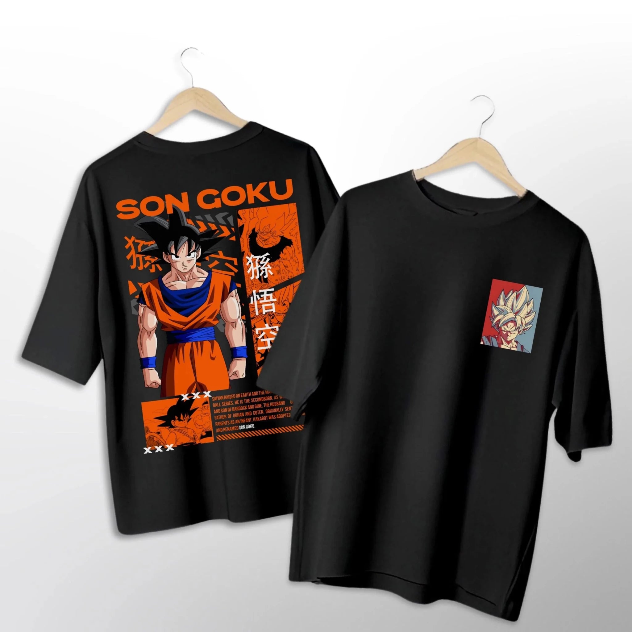 Regular Fit T-shirt Son Goku T-Shirt – Dragon Ball Z Super Anime Tee for Men & Women - Acid House™