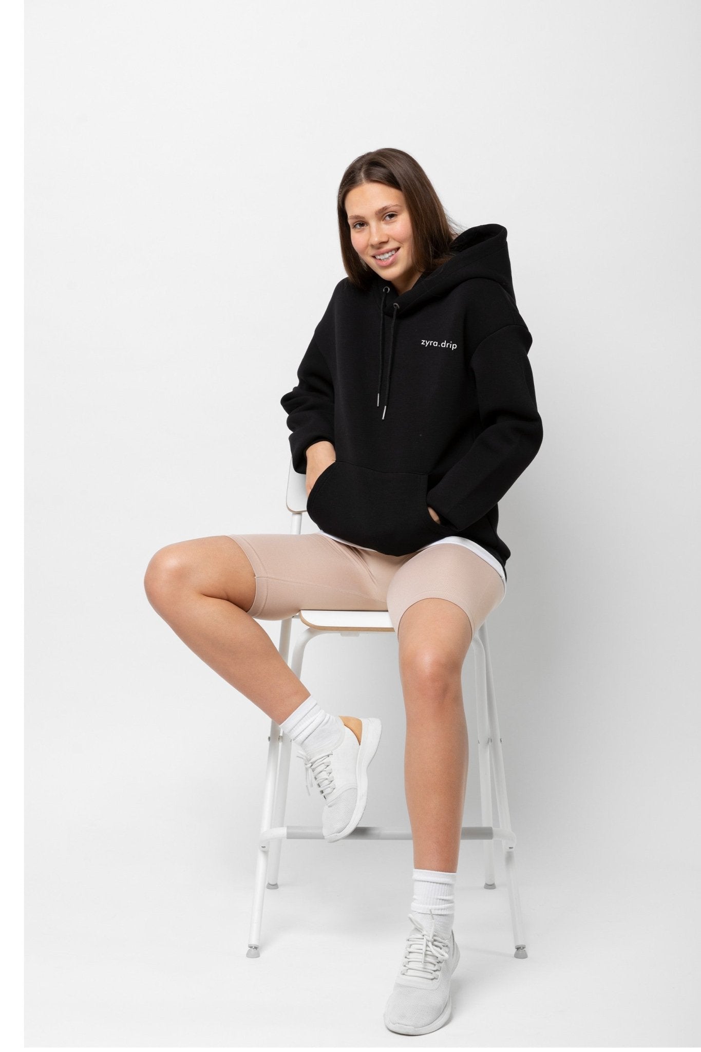 Oversized Streetwear Hoodie for Women – Minimal Design, Max Comfort - Acid House™ (formerly Zyra Drip)