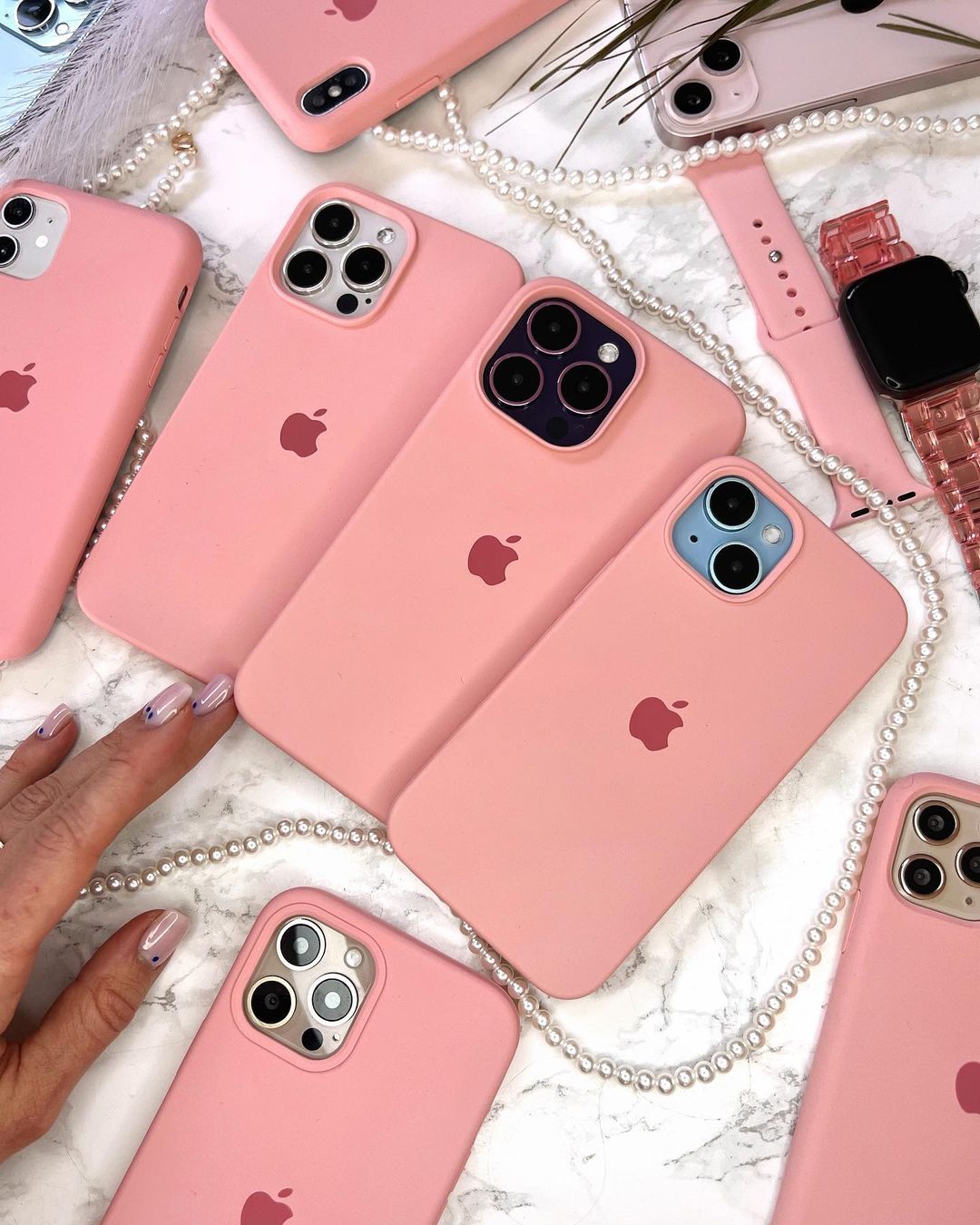 Pink iPhone Silicone Case – Slim Soft Touch Cover | Zyra Drip™ - Acid House™ (formerly Zyra Drip)