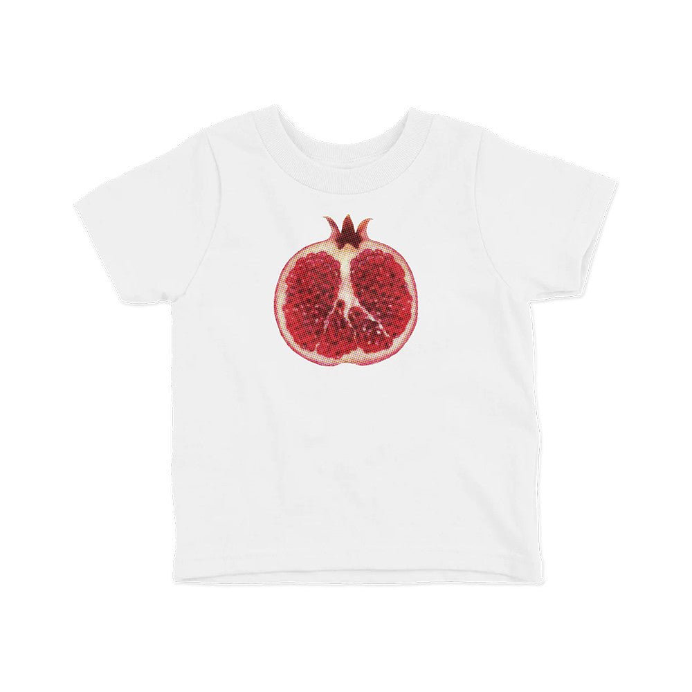 Pomegranate Print Baby Tee for Women | Crop Top Baby Tee - Acid House™ (formerly Zyra Drip)