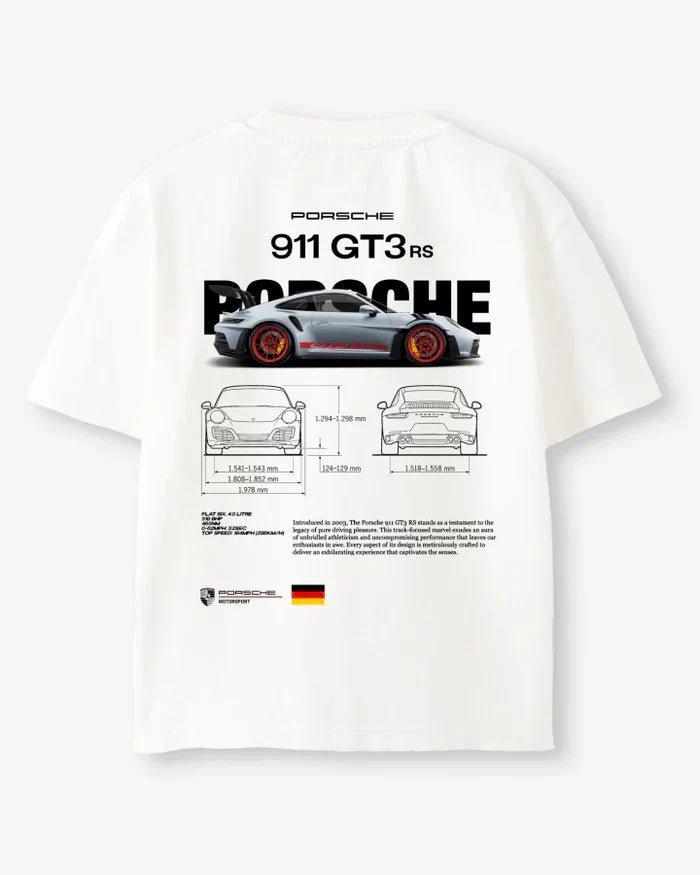 Porsche 911 GT3 RS Car Graphic T-Shirt for Gen Z - Acid House™ (formerly Zyra Drip)