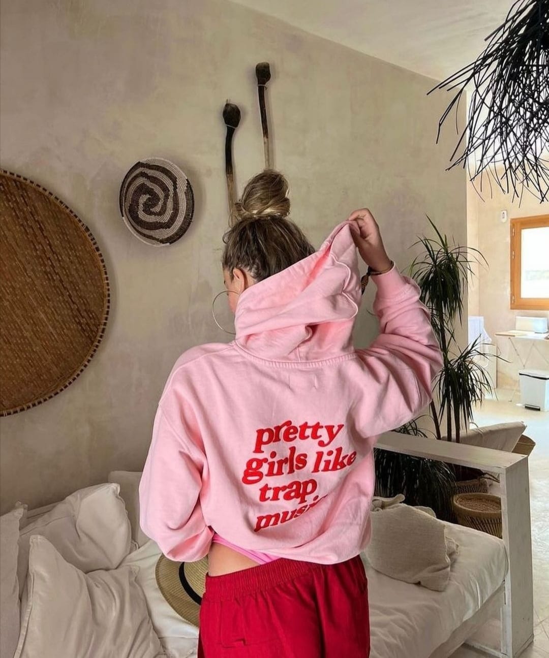 Pretty Girls Like Trap Music Hoodie | 300 GSM Regular Fit / 400 GSM Oversized Drop Shoulder - Acid House™ (formerly Zyra Drip)
