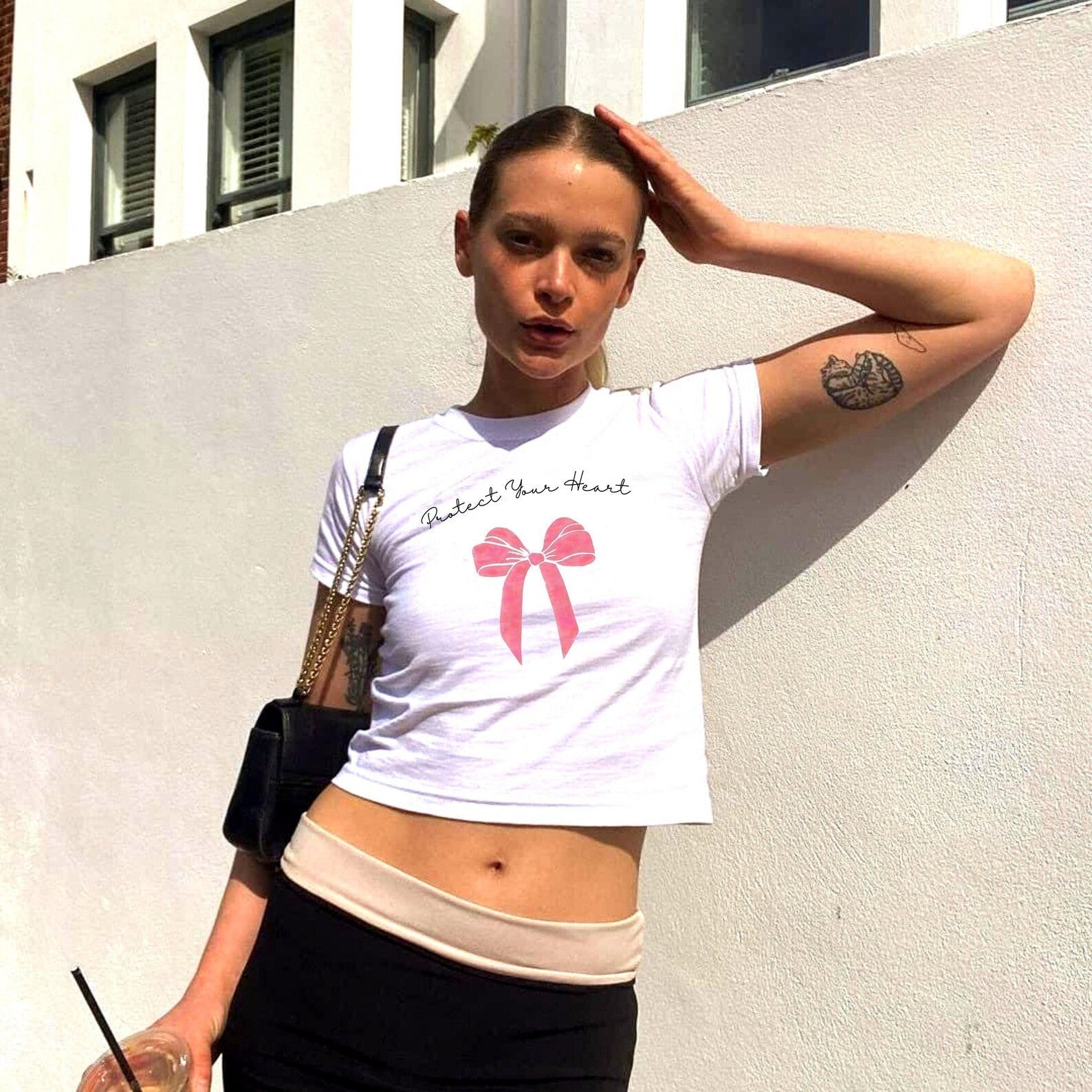 Protect Your Heart Baby Tee – Trendy, Sass - Infused, Gen Z Slay Vibes - Acid House™ (formerly Zyra Drip)