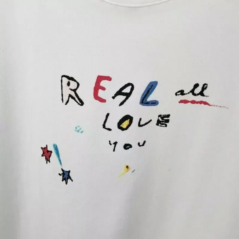 Real All Love You Crop Top – White Baby Tee - Acid House™ (formerly Zyra Drip)
