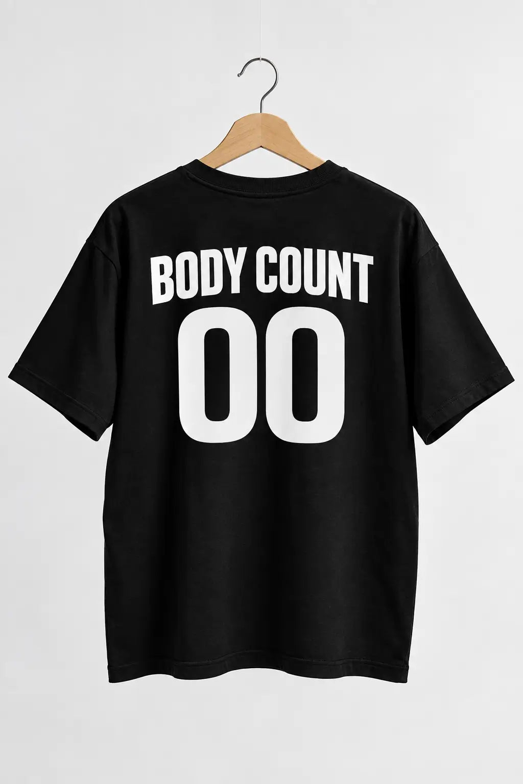 Body Count Zero Black Oversized T-Shirt – Acid House